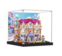 Vitrine en acrylique spécialement conçue pour Lego 42704 Holiday Resort Hotel Building Set de construction - Boîte anti-poussière - Seulement vitrine, boîte de présentation compatible avec Lego 42704