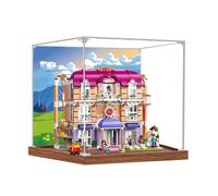 Vitrine en acrylique spécialement conçue pour Lego 42704 Holiday Resort Hotel Building Set de construction - Boîte anti-poussière - Seulement vitrine, boîte de présentation compatible avec Lego 42704
