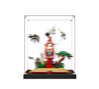 Vitrine en acrylique spécialement fabriquée pour Lego 21355 Knowledge is Power Building Set Boîte anti-poussière - Seule vitrine, boîte de présentation compatible avec Lego 21355 (2 mm + base A)