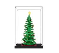 Vitrine en acrylique spécialement fabriquée pour Lego 40573 - Kit de construction créatif en forme de sapin de Noël - Boîte anti-poussière - Seulement une vitrine compatible avec Lego 40573 (2 mm +