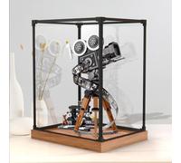 Vitrine en Acrylique Transparent de 2 mm d'épaisseur avec Base résistante à la poussière pour Appareil Photo Lego 43230 Walt, boîte de présentation en Acrylique Durable (B)