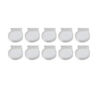 Vitrine en acrylique transparent de 40 mm pour pièces de défi - Porte-médailles transparent avec coussinet en option - Rangement sécurisé pour collections (10 pièces avec coussinet intérieur)