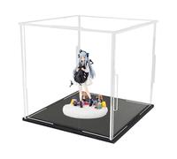 Vitrine en acrylique transparent générique | Alternative en verre anti-poussière pour figurines jouets et grands modèles | Vitrine de protection pour objets de collection, figurines d'action et art