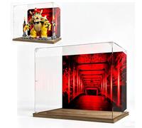 Vitrine en acrylique transparent pour Lego 71411 Mighty Bowser, boîte de présentation en plexiglas résistant à la poussière, protection UV, ensemble personnalisé 71411, étui de protection empilable