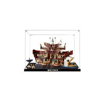 Vitrine en acrylique transparent pour Lego 75640 Bharati Sea Restaurant Building Blocks, boîte de rangement, couvercle anti-poussière pour 75640, boîte de présentation uniquement (transparent)