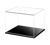 Vitrine en acrylique - Vitrine transparente à 360° pour objets de collection, modèles et souvenirs - Design élégant et résistant à la poussière