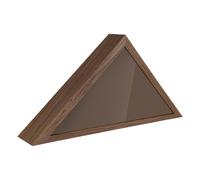 Vitrine en bois pour drapeau funéraire - Cadre de drapeau vétéran - Support mural - Boîte de présentation de collection - Solution digne pour la maison, le bureau, le salon, la chambre à coucher, le