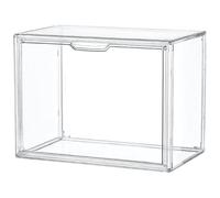 Vitrine en Transparent - Vitrine pour Collection, Boîte de Présentation Transparent pour Figurines d'action,Mini Figurines, Objets de Collection, DIY Protection Anti-poussière (36x27x27cm)