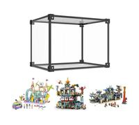 Vitrine Exposition pour Lego 41430 80036 80049,50x30x40.5cm Acrylique Transparent Grand Boîte de Présentation,Boîte d'Affichage Anti-Poussière pour Collection Figurine Jouets
