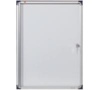 Vitrine, extra plat, fond métal, 6 x format A4