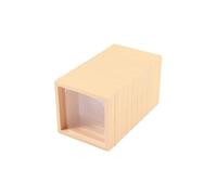 Vitrine flottante 3D en plastique avec film PET | Multicolore 5,5, 7, 9, 11 cm for affichage et rangement de bagues, boucles d'oreilles, bracelets : 14 pièces