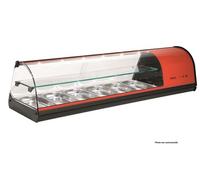 Vitrine froide à Tapas Deux Etagères avec 4 Bacs GN 1/3