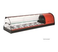 Vitrine froide à Tapas Deux Etagères avec 4 Bacs GN 1/3