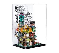 Vitrine Hafu Mai pour Lego The Gardens of Ninjago City 71741, résistante à la poussière, aux UV, sur mesure, cadeaux (thème A76 x 49 x 38 cm)