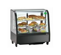 Vitrine Horizontale Réfrigérée à Poser 100 litres Noire DeliCool I