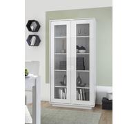 Vitrine - ICEBERG - Blanc laqué brillant - 2 Portes - Fabrication Italienne - 92 x 43 x 179 cm