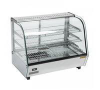 Vitrine inox chauffante 160 Litres 3 niveaux, 1500 W, 220 V - MONO
