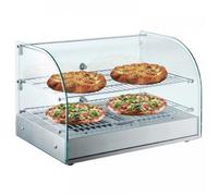Vitrine inox chauffante 45 Litres de comptoir 800 W, 220 V - MONO