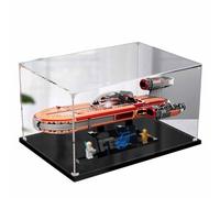 Vitrine, lego 75341 Luke Skywalker Landspeeder Boîte de présentation en acrylique, Modèle de collection Boîte de présentation anti-poussière (modèle en brique non inclus)(2mm)