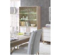 Vitrine MALMO - PRICE FACTORY - 111x185x40 cm - Scandinave, vintage, moderne et tendance