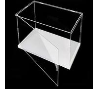 Vitrine MEEC en acrylique transparent pour assembler la boîte de comptoir avec figurines d'action à fond blanc 45 x 20 x 30 cm