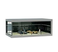 Vitrine Modèles De Voiture - Étagère Murale De Voiture Miniature | Kit De Construction Pour Adultes | Meuble D'exposition Anti-poussière Avec Lumières LED | Accessoire De Stationnement Réaliste