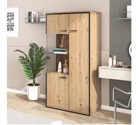 Vitrine moderne de bonne qualité avec éclairage LED, dimensions 150 cm de haut, 78 cm de large et 40 cm de profondeur, por