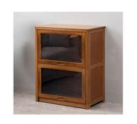 Vitrine moderne pour salon, buffet, bibliothèque avec design multicouche, grande capacité et surface facile à nettoyer, idéale pour la cuisine, la salle à manger et la décoration du salon, 50 x 87 cm