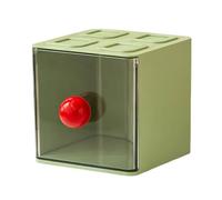 Vitrine multifonction pour sachets de thé, boîte de rangement portable en ABS avec tiroir extensible pour une utilisation sur le plan de travail, le bureau ou la maison, styles de tiroirs, boîte de