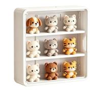 Vitrine Murale 3 Étagères Étagère Transparente 3 Niveaux Anti-Poussière | Coffret de Collection Figurines pour Étagère Bibliothèque Meuble Salon Bureau Cuisine Salle de Bains G