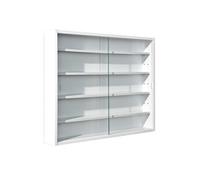 Vitrine Murale 5 Compartiments Blanche - COLLECT BLANC - ALTOBUY Blanc G