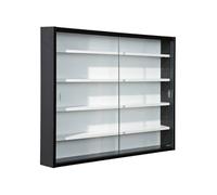 AltoBuy Collect N&B - Vitrine Murale 5 Compartiments Noire et Blanche