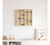 vidaXL Étui d'affichage Marron 98 x 4,5 x 55 cm Bois d'ingénierie