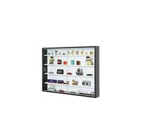 Inter Link Vitrine de collection COLLECTY noir/blanc