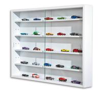 Vitrine murale "Compilati" pour miniatures - Blanc Inter Link