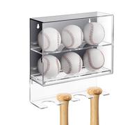 Vitrine murale en acrylique - Idéale pour les ballons de baseball dédicacés et les souvenirs sportifs dans la chambre, le salon, le dortoir ou l'appartement - Design élégant pour collectionneurs