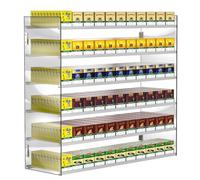 Vitrine murale en acrylique pour cigarettes - Pousseur automatique multicouche pour vitrines de magasin de détail