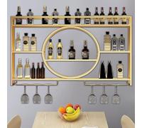 Vitrine murale pour objets de collection, casier à vin et porte-verre, étagères peu encombrantes pour chambre, cuisine, bar, cave, décoration d'intérieur