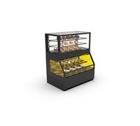 Vitrine Murale Série Integra Combi Module Supérieur Version Froid et Module Inférieur Version Neutre 3 Etagères Sayl