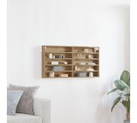 Vitrine Murale Vidaxl En Chêne Artisan En Bois D'ingénierie