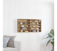 Vitrine Murale Vidaxl En Chêne Artisan En Bois D'ingénierie
