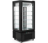 Vitrine négative 4 faces vitrées - PESAGE MB - 475L - Noir - Temp. -18/-22°C - R290