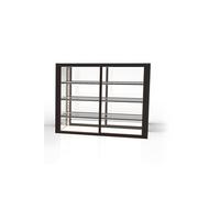 Vitrine Neutre Large Série Integra 3 Niveaux et 2 Portes - 1000x820 mm -
