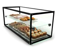 Vitrine neutre - Verre trempé - 55,5x39x(h)37,5cm