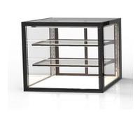 Vitrine Neutre Vitrée Série Integra 2 Niveaux - 600x520 mm - SAYL NC