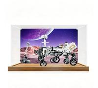 Vitrine personnalisée en acrylique pour LEGO Technic NASA Mars Perseverance Rover (42158) - Boîte de rangement anti-poussière (modèle non inclus) (fond A)