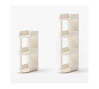 Vitrine Petite bibliothèque côté canapé, étagère à coutures étroites en bois massif, de rangement livres multicouche, créative for la maison du salon Bibliothèque(73cm)
