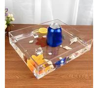 Vitrine Photo En Acrylique Peu Profonde, Accessoires De Tournage Décoratifs Pour La Publicité Créative, Vitrine Sous-marine Transparente Pour Studio Photo, Photographie Flottante(40x40x6cm/15.7x15.7x2