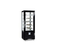 VITRINE POSITIVE VENTILÉE 1 PORTE 5 ÉTAGÈRES VERRE Isotech