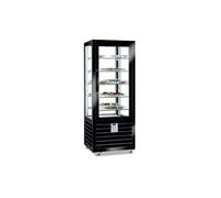 VITRINE POSITIVE VENTILÉE 1 PORTE 5 ÉTAGÈRES VERRE Isotech